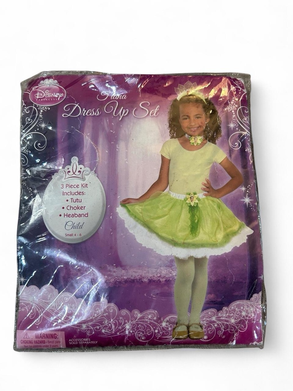 Disney Princess Tiana dress up set for kids 4-6 years old - Picture 2 of 3